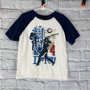Sonoma graphic print baseball shirt little boys sz 5/6